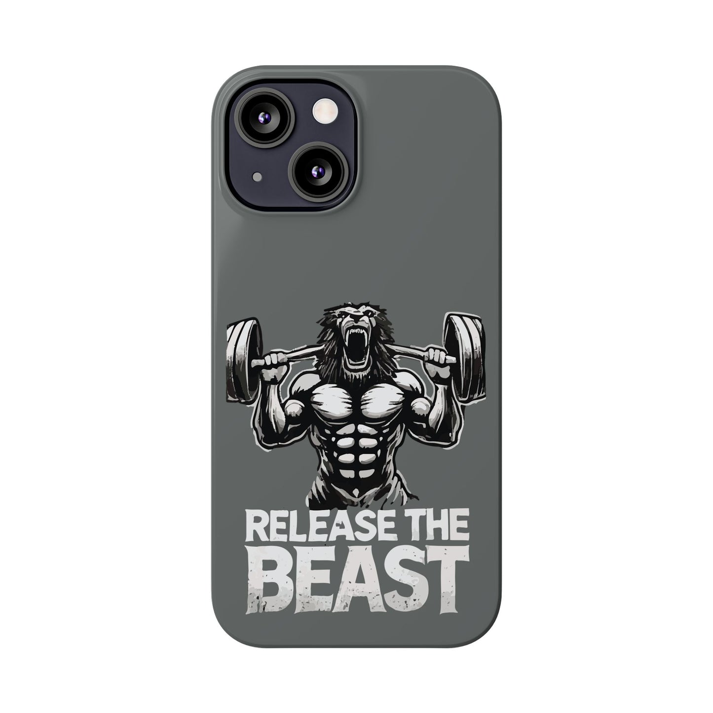 Release the Beast Slim Phone Case Grey