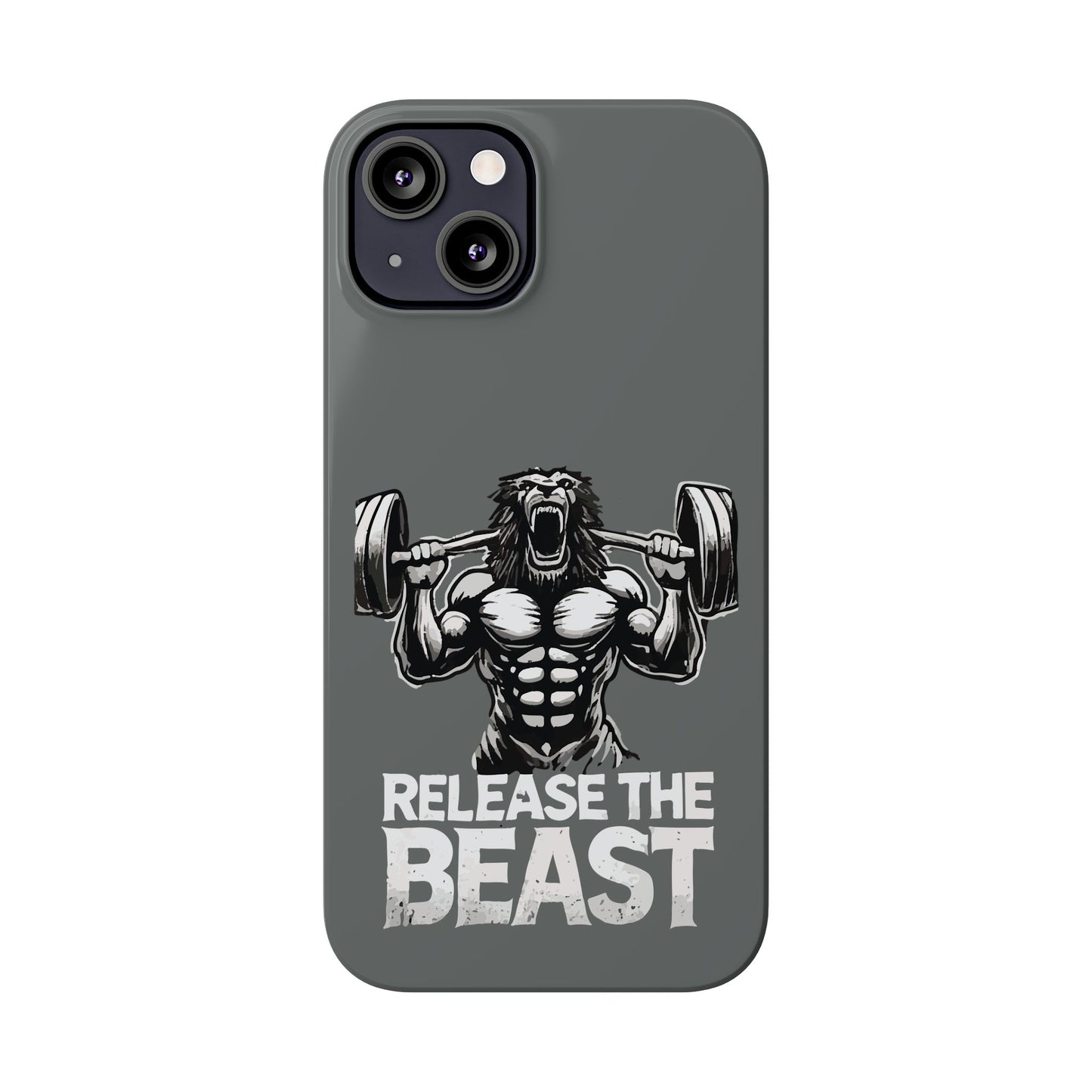 Release the Beast Slim Phone Case Grey