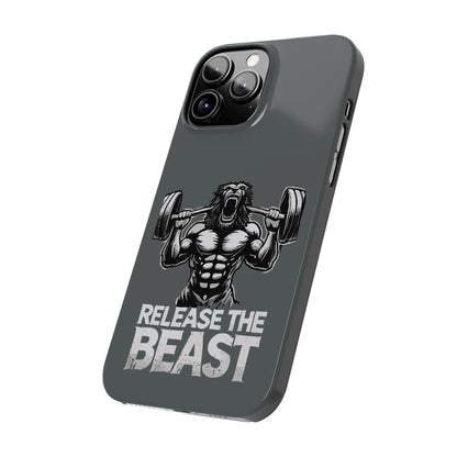 Release the Beast Slim Phone Case Grey