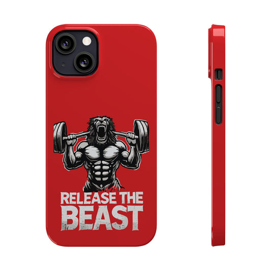 Release the Beast Slim Phone Case Red