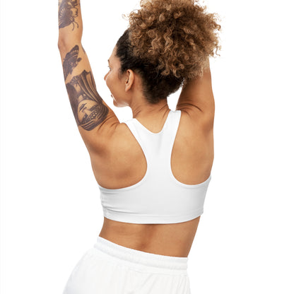 ReleaseTheBeast Women's Sports Bra White