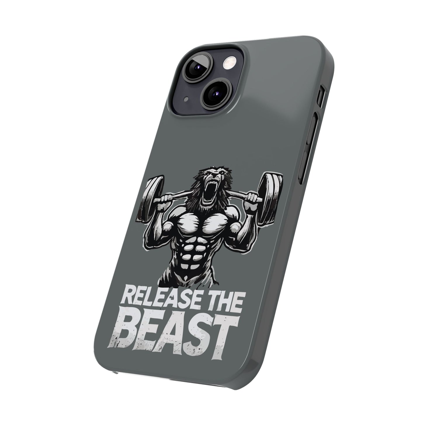 Release the Beast Slim Phone Case Grey