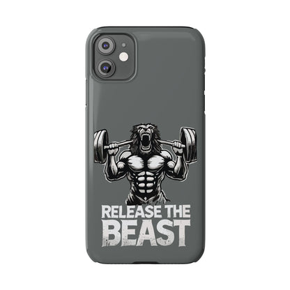 Release the Beast Slim Phone Case Grey