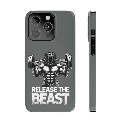 Release the Beast Slim Phone Case Grey