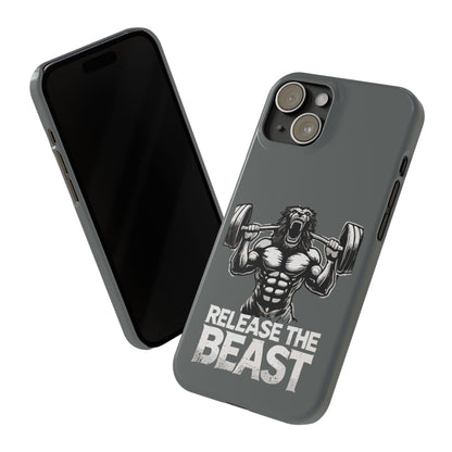 Release the Beast Slim Phone Case Grey