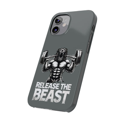 Release the Beast Slim Phone Case Grey