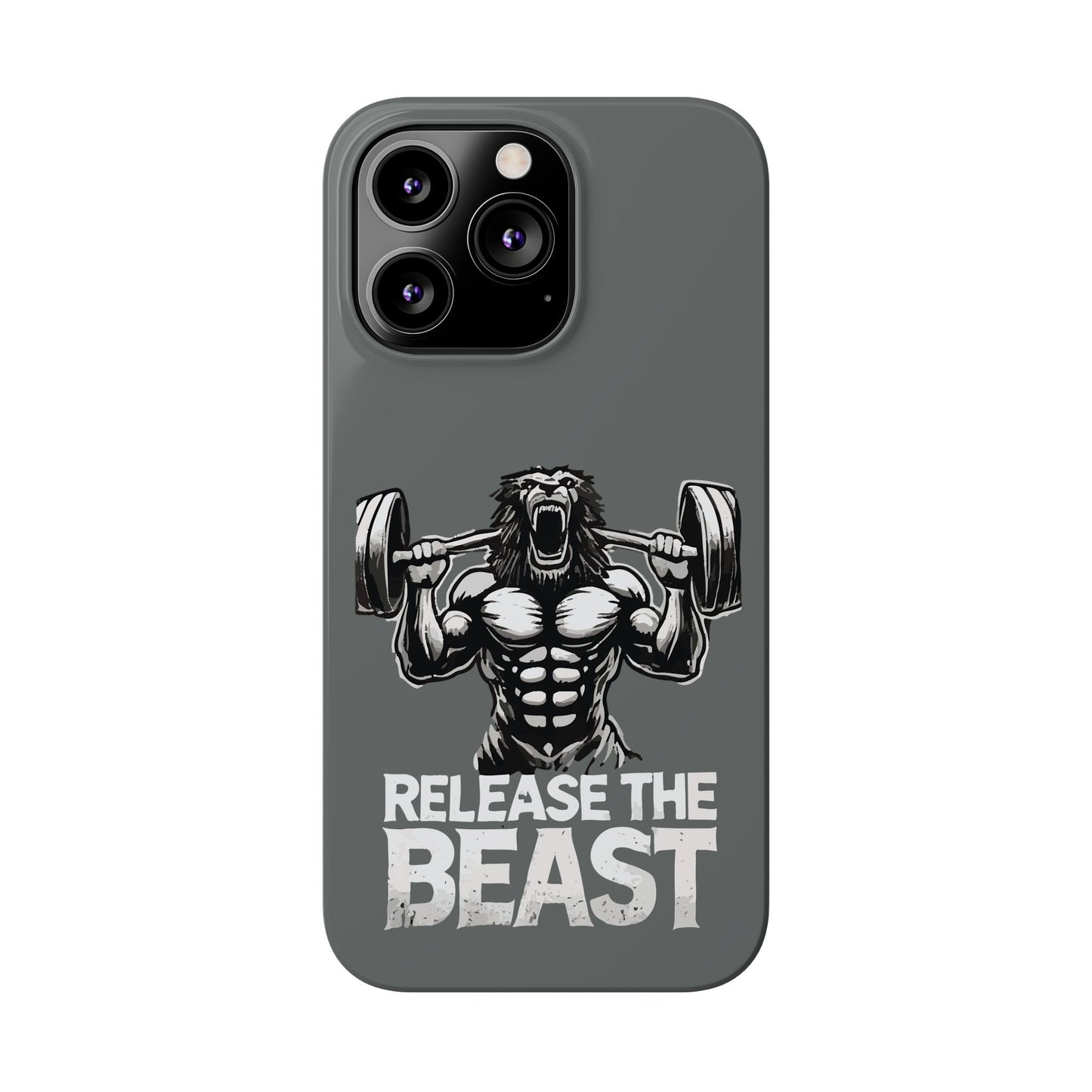 Release the Beast Slim Phone Case Grey