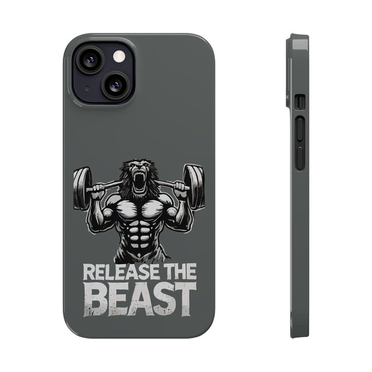 Release the Beast Slim Phone Case Grey