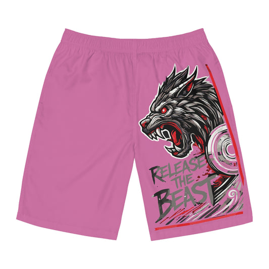 ReleaseTheBeast Men's Gym shorts Pink