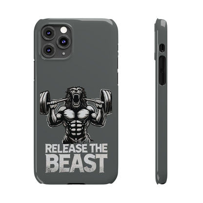 Release the Beast Slim Phone Case Grey