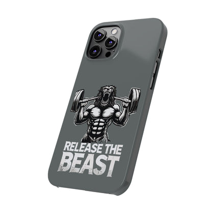 Release the Beast Slim Phone Case Grey