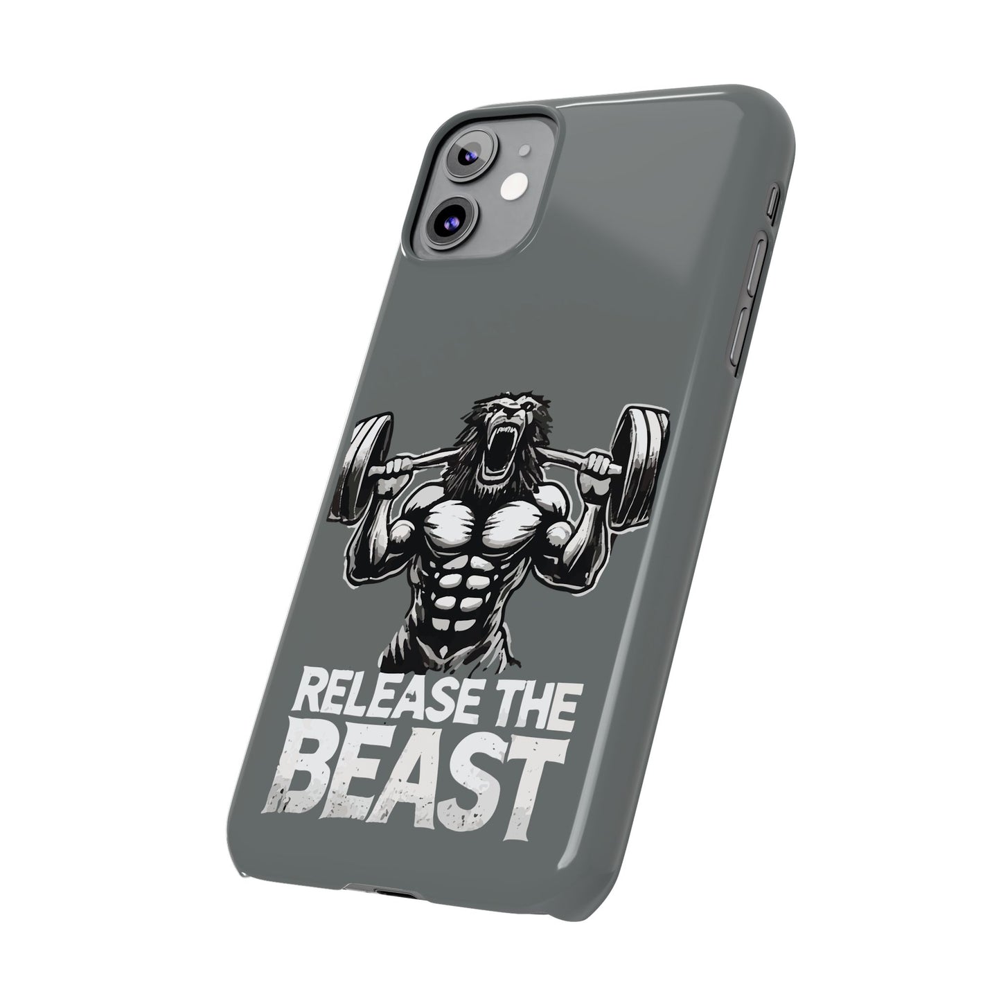 Release the Beast Slim Phone Case Grey