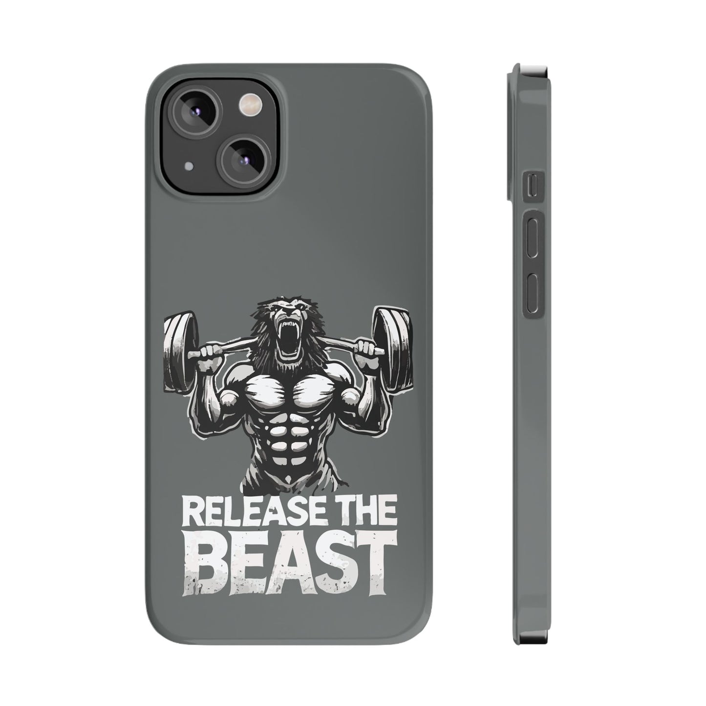 Release the Beast Slim Phone Case Grey