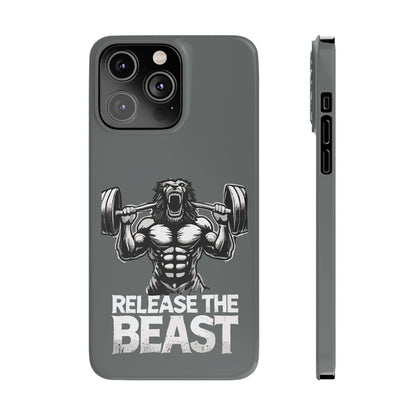 Release the Beast Slim Phone Case Grey