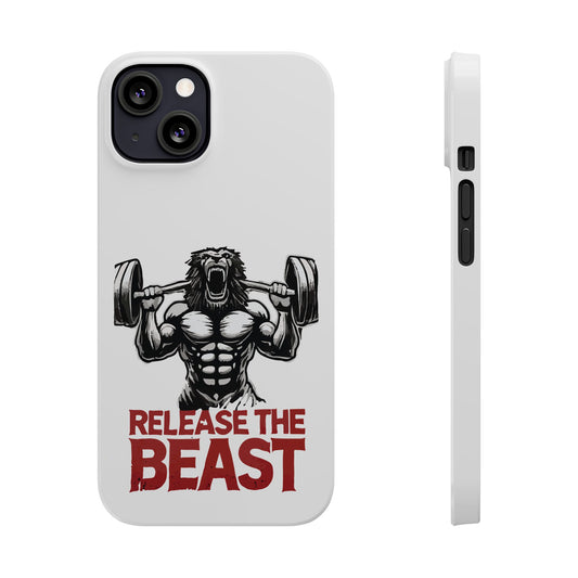 Release the Beast Slim Phone Case White