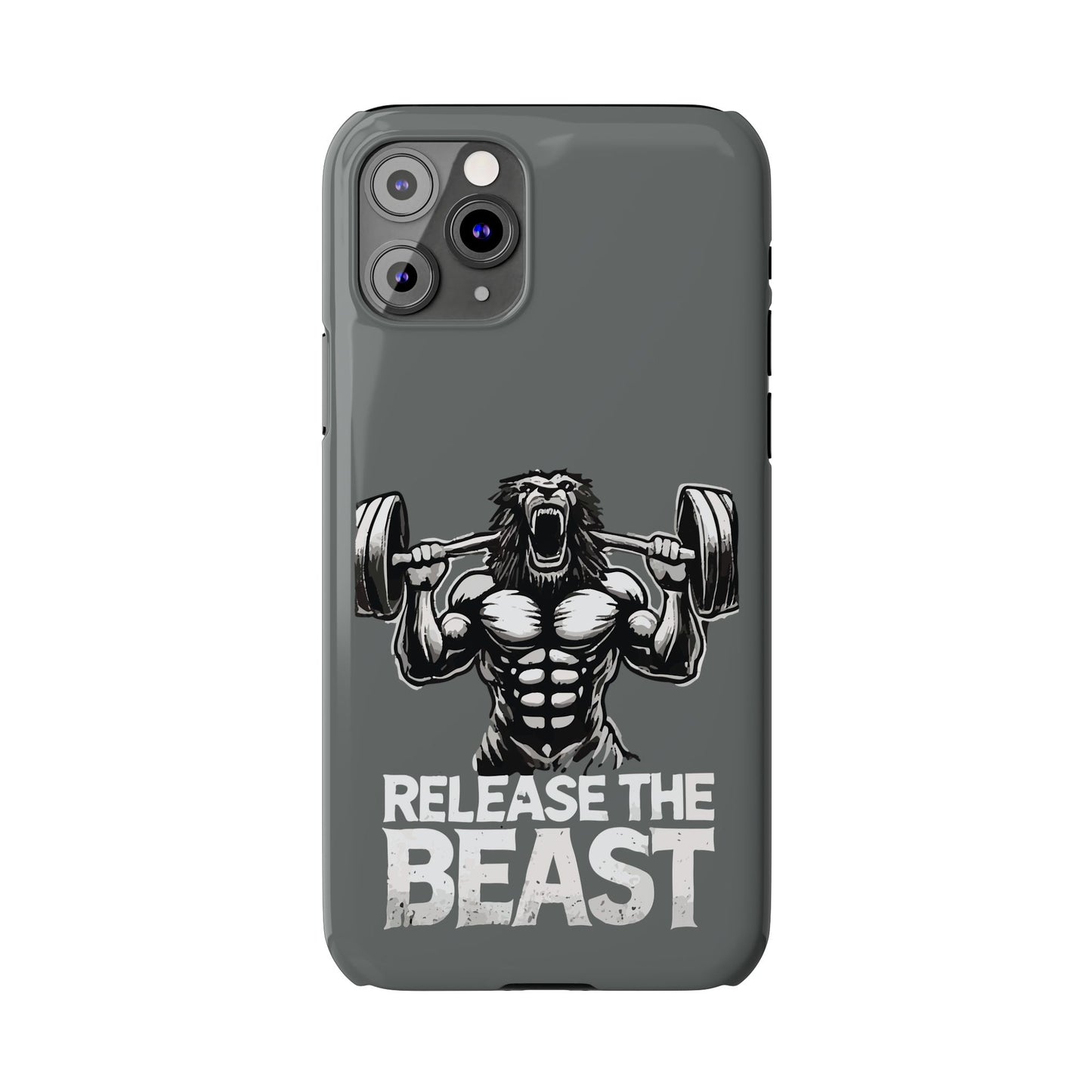 Release the Beast Slim Phone Case Grey