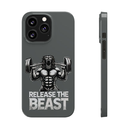 Release the Beast Slim Phone Case Grey