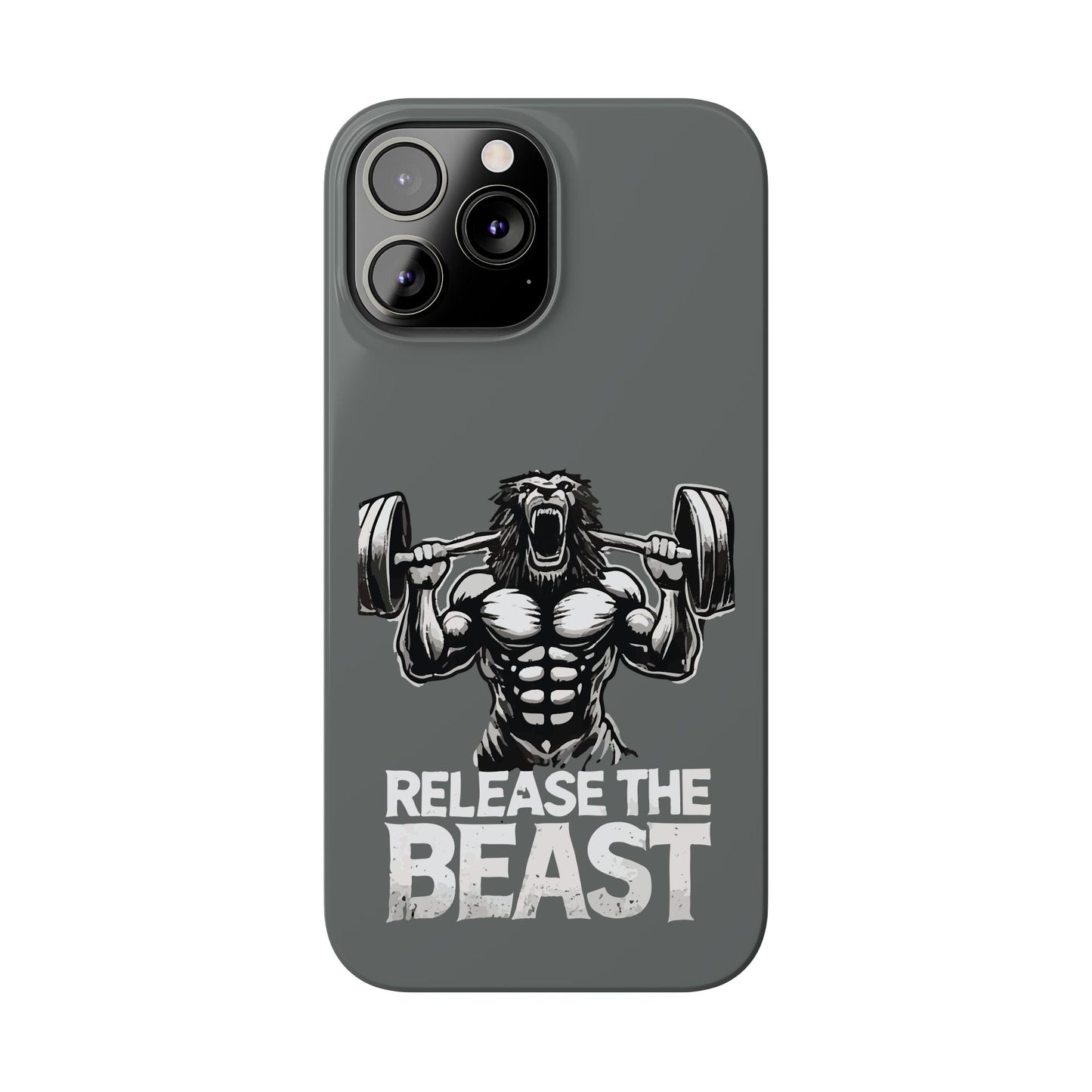 Release the Beast Slim Phone Case Grey